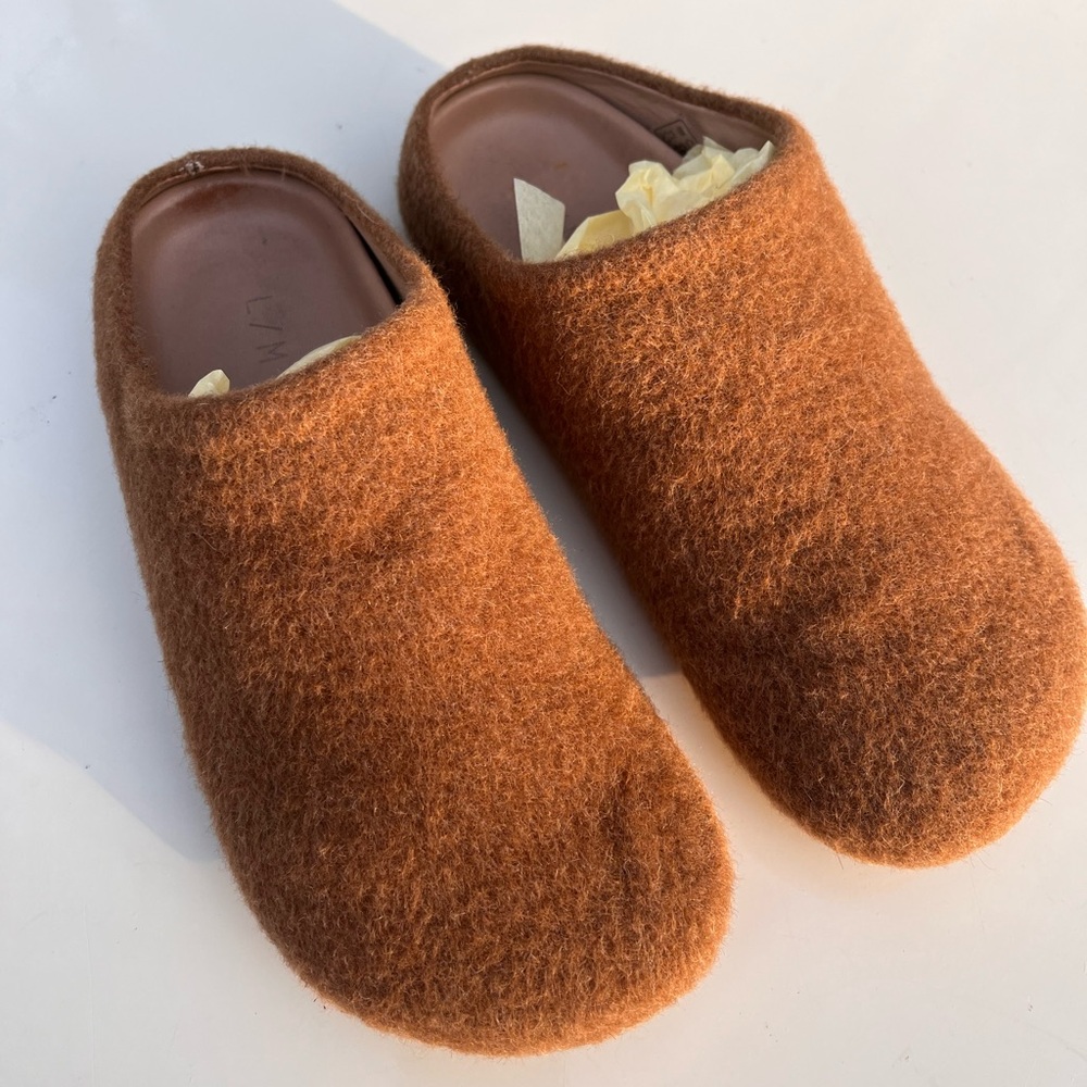 Lauren Manoogian Moto Mule in Camel Size 38/8 Alpaca and Wool blend From Peru